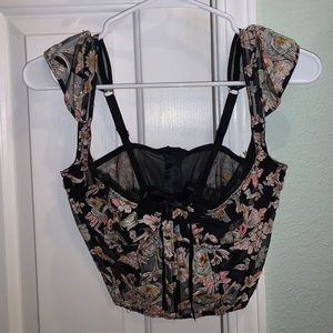 VS Floral Corset Top
